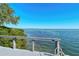 Scenic waterfront view from a dock at 653 Cedars Ct, Longboat Key, FL 34228