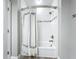 Bathroom with bathtub and shower at 7486 Divot Loop # 7486, Bradenton, FL 34202