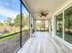 Spacious screened porch overlooking a garden at 7486 Divot Loop # 7486, Bradenton, FL 34202