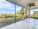 Relaxing screened porch with a view at 7486 Divot Loop # 7486, Bradenton, FL 34202
