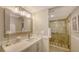 Modern bathroom with a large walk-in shower at 7938 Pinegrove Ct # 12, Sarasota, FL 34238