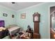 Spare room with an antique grandfather clock and plenty of space at 1106 49Th Avenue W Dr, Bradenton, FL 34207