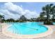 Resort-style pool with lap lanes and patio area at 12413 Osorio Ct # 103, Sarasota, FL 34238
