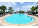 Expansive resort-style pool with a relaxing atmosphere at 12413 Osorio Ct # 103, Sarasota, FL 34238