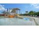 Interactive water playground with a slide at 12413 Osorio Ct # 103, Sarasota, FL 34238