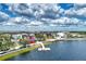 Aerial view of Wellen Park, highlighting the waterfront, residential buildings, and community spaces at 12651 Garibaldi Ln, Venice, FL 34293