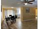 Open living room and kitchen area at 13457 Muriel Ave, Port Charlotte, FL 33981