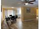 Open living and dining area with tile floors at 13457 Muriel Ave, Port Charlotte, FL 33981