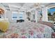 Bedroom with ocean view and king-size bed at 1620 Casey Key Rd, Nokomis, FL 34275