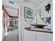 Decorative corner with nautical accents and whitewashed brick at 1620 Casey Key Rd, Nokomis, FL 34275