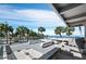Ocean view from rooftop with AC units at 1620 Casey Key Rd, Nokomis, FL 34275
