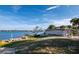 Waterfront view of property with dock and calm waters at 1620 Casey Key Rd, Nokomis, FL 34275