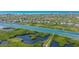 Coastal community and waterway, seen from above at 1620 Starling Dr # 204, Sarasota, FL 34231