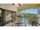 Private screened balcony, perfect for outdoor dining at 1620 Starling Dr # 204, Sarasota, FL 34231