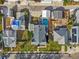 Aerial view showcasing the property's location and neighborhood at 1812 7Th W Ave, Bradenton, FL 34205