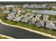 Aerial view of luxury homes and community amenities at 192 Van Gogh Cv, Bradenton, FL 34212