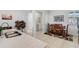 Eat-in kitchen with breakfast nook and dark wood cabinets at 192 Van Gogh Cv, Bradenton, FL 34212