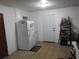 Ample storage space with shelving and a refrigerator at 219 E Early St, Brooksville, FL 34601