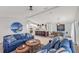 Spacious living area, open to the kitchen and dining areas at 2208 Avenue A, Bradenton Beach, FL 34217