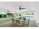 Outdoor patio with seating area and pool view at 2208 Avenue A, Bradenton Beach, FL 34217
