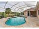 Inviting screened-in pool and patio area at 2960 Nimbus Dr, North Port, FL 34287