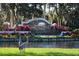 Community entrance with sandhill cranes at 5261 Mahogany Run Ave # 624, Sarasota, FL 34241