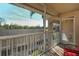 Spacious screened balcony overlooking the condo community at 5281 Mahogany Run Ave # 822, Sarasota, FL 34241