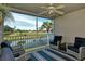 Relaxing screened balcony overlooking a golf course at 5281 Mahogany Run Ave # 822, Sarasota, FL 34241