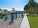Spacious dock offering a peaceful waterfront view at 536 Ketch Ln, Longboat Key, FL 34228