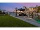 Private dock with seating and sunset view at 536 Ketch Ln, Longboat Key, FL 34228