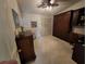 Bedroom with built-in murphy bed and desk at 5492 Hampstead Heath # 11, Sarasota, FL 34235