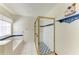 Clean bathroom with shower/tub combo, checkered tile floor, and window at 6300 26Th E Ave, Bradenton, FL 34208