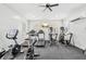 Well-equipped fitness center with modern treadmills and elliptical machines at 6620 Serenity Fall Ln, Sarasota, FL 34240