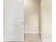 White sliding barn door closet with light walls at 727 N Jefferson Ave # 727, Sarasota, FL 34237