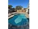 Inviting kidney-shaped pool with flagstone patio at 732 Tuxford Dr, Sarasota, FL 34232