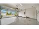 Clean and spacious garage with open door at 7668 Registrar Way, Sarasota, FL 34243