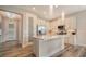 Modern kitchen with stainless steel appliances and an island at 7668 Registrar Way, Sarasota, FL 34243