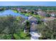 House and surrounding neighborhood, desirable lakefront property at 9420 Old Hyde Park Pl, Lakewood Ranch, FL 34202