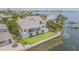 Waterfront property featuring a modern home and expansive backyard at 970 Boca Ciega Isle Dr, St Pete Beach, FL 33706