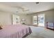 Bedroom with backyard access and private patio views at 1051 Truman St, Nokomis, FL 34275