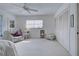 Bright bedroom with ample closet space and carpet flooring at 1051 Truman St, Nokomis, FL 34275