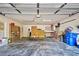 Spacious garage with ample storage shelving at 1051 Truman St, Nokomis, FL 34275
