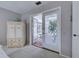 Bedroom with French doors leading to a private patio at 1051 Truman St, Nokomis, FL 34275