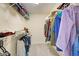 Large walk-in closet with ample shelving and hanging space at 1051 Truman St, Nokomis, FL 34275