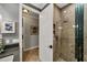 Bathroom with a walk-in shower and neutral color scheme at 11432 Savannah Lakes Dr, Parrish, FL 34219