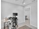 Spacious home office with a large window and view at 120 Edgewater Ter, Dunedin, FL 34698