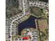 Property location shown with neighborhood and lake features at 12424 25Th E Ct, Parrish, FL 34219