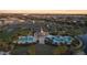 Resort-style pool with a community clubhouse at 14339 Easy Goer St, Ruskin, FL 33573