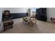 bedroom with built-in shelving and fun decor at 15404 Trinity Fall Way, Bradenton, FL 34212