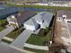 Aerial view of house and surrounding community at 16415 Isola Pl, Bradenton, FL 34211